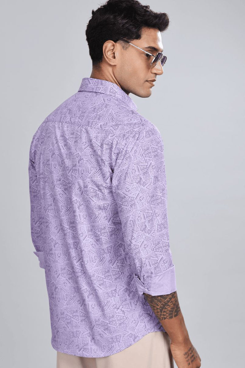 Mild Lavender Print -Full-Stain Proof