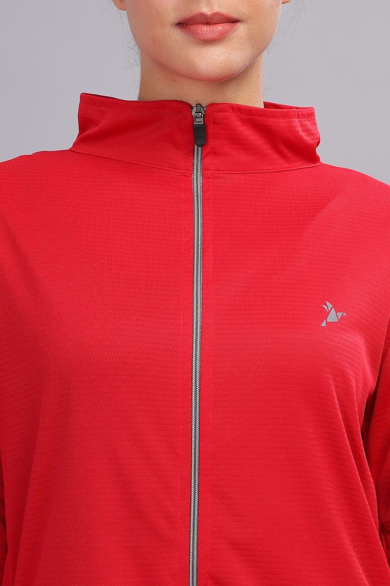 Bright Red - Women's Sunblock Jacket