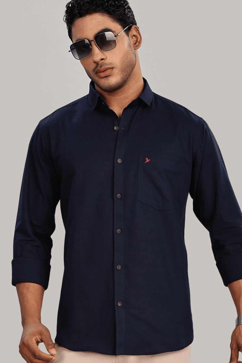 Deep Navy Solid - Full-Stain Proof