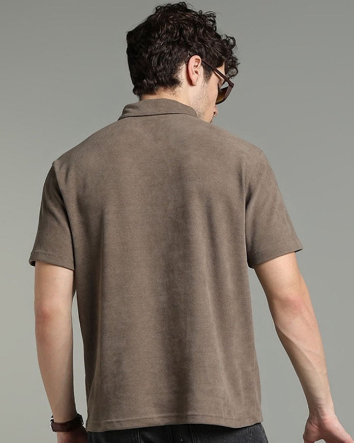 Taupe Brown - Polo Tshirt