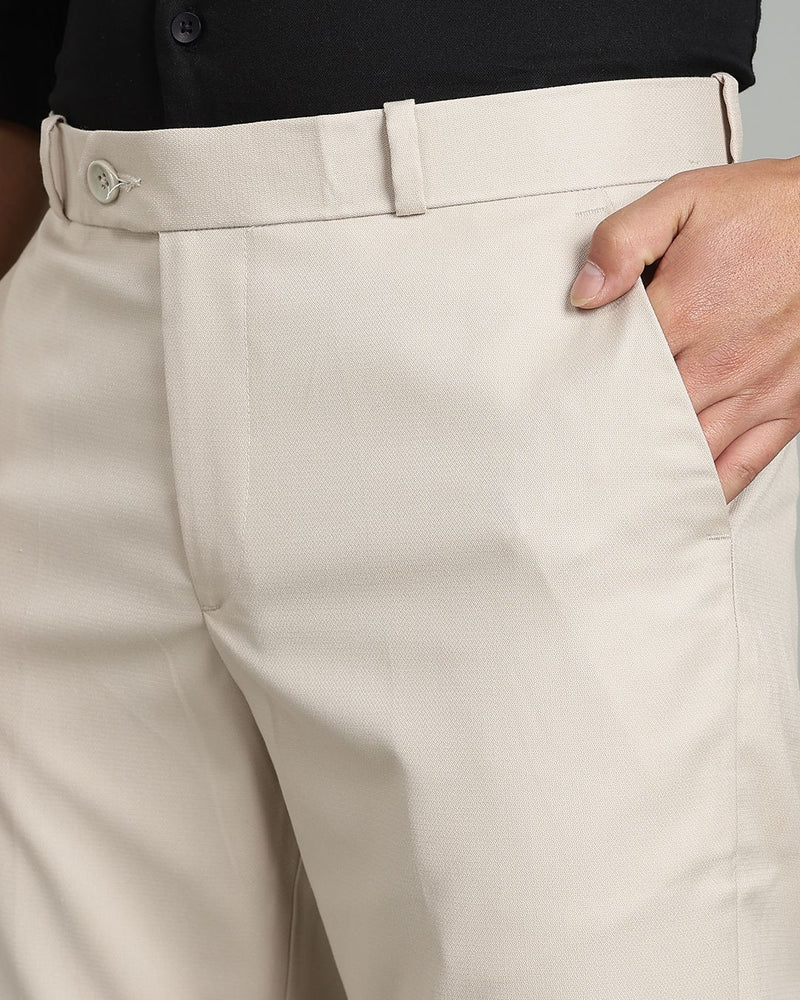 Soft Cream - Wrinkle free Formal Pant