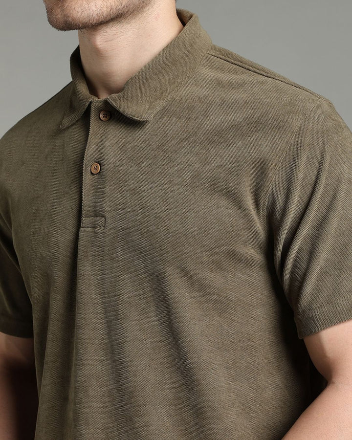 Olive Green - Polo Tshirt