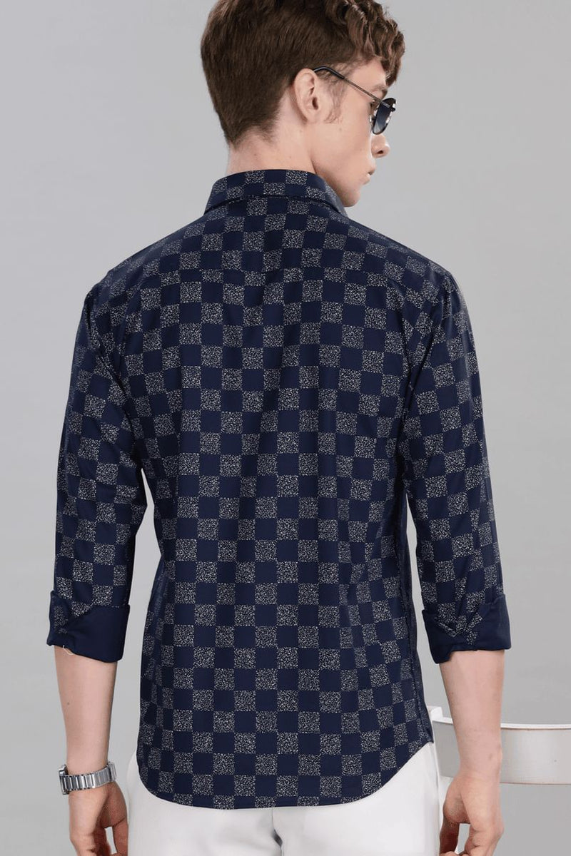 Navy Galaxy Print -Full-Stain Proof