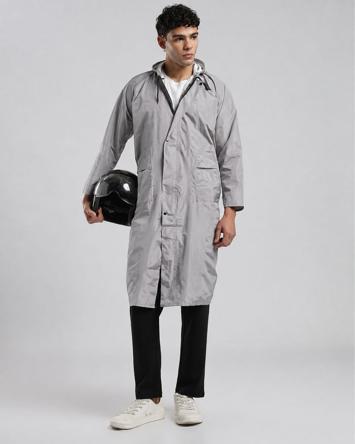 Silver Grey - Poncho Rain Jacket (Pant Not Included)