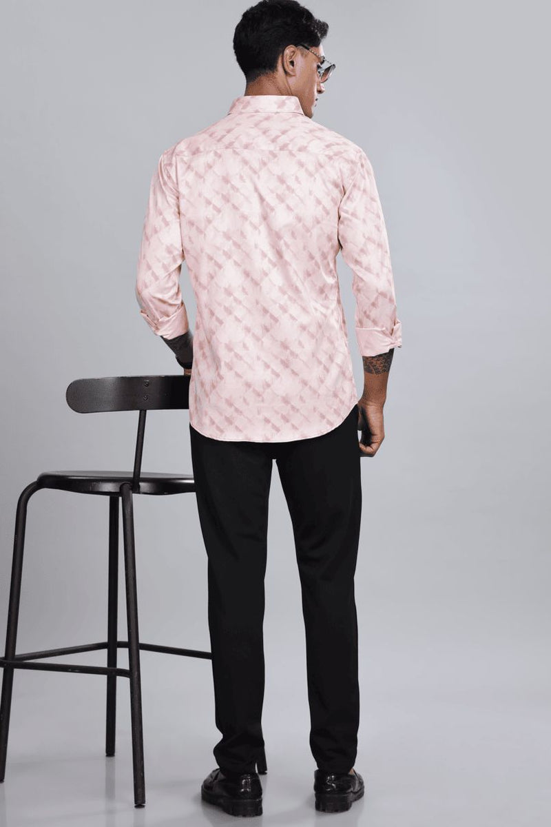 Soft Pink Blush Print -Full-Stain Proof