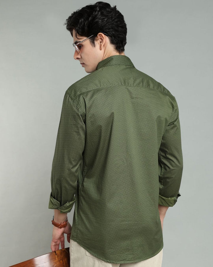 Army Green Print -Full-Stain Proof