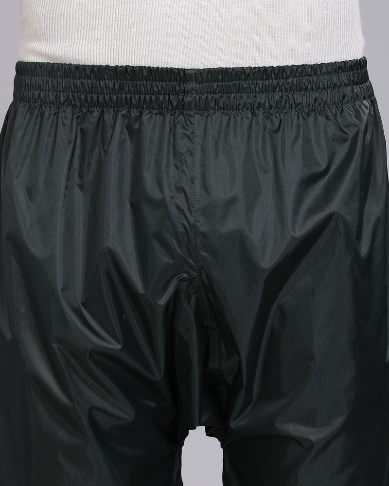 Military Green - Rain Jacket with Pant and Mobile Pouch