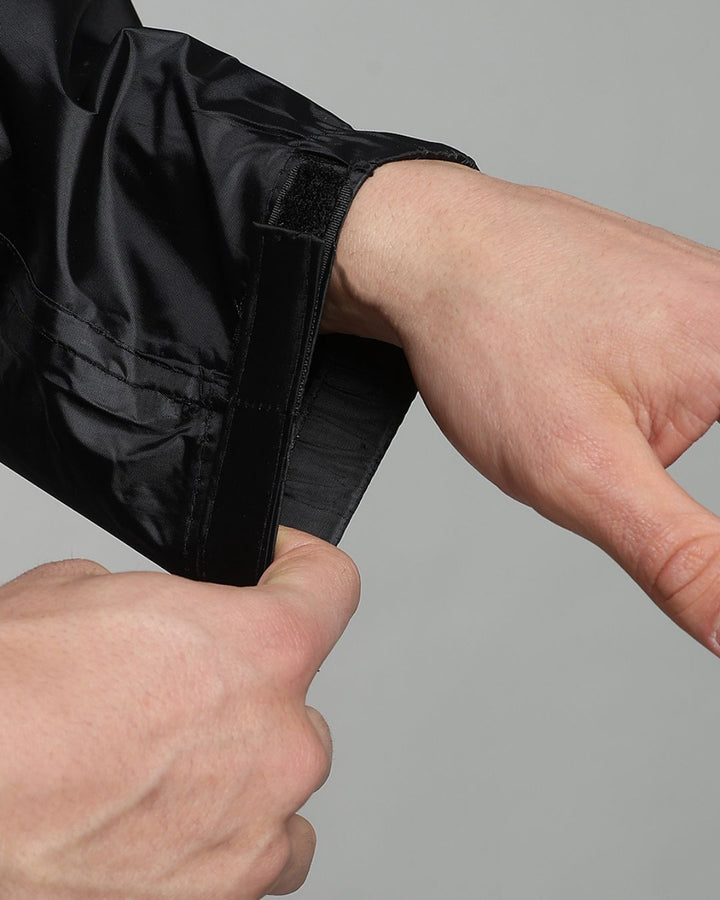 Sparker Black with Radium - Rain Jacket with Pant
