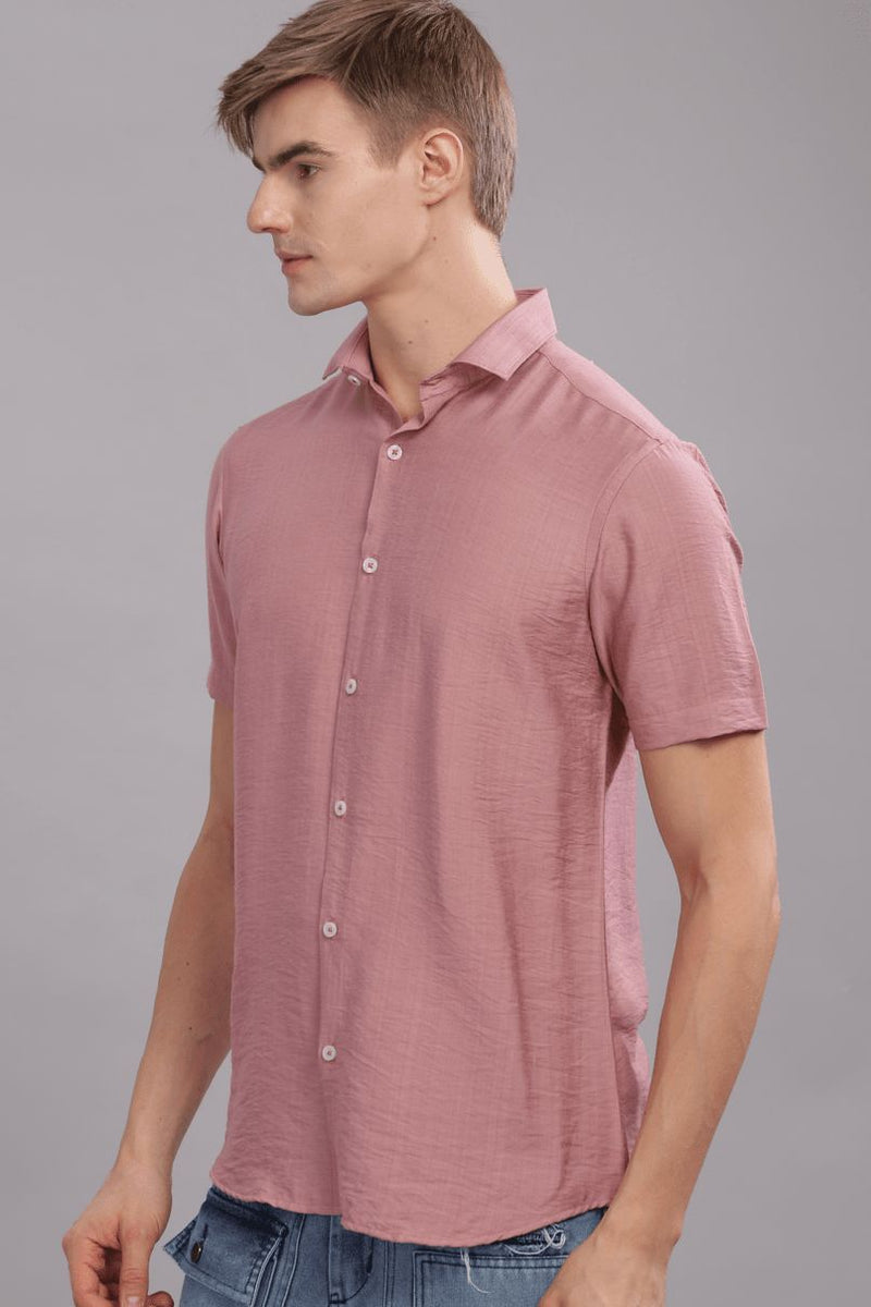 Dark Pink - Half Sleeve - Airlite Shirt