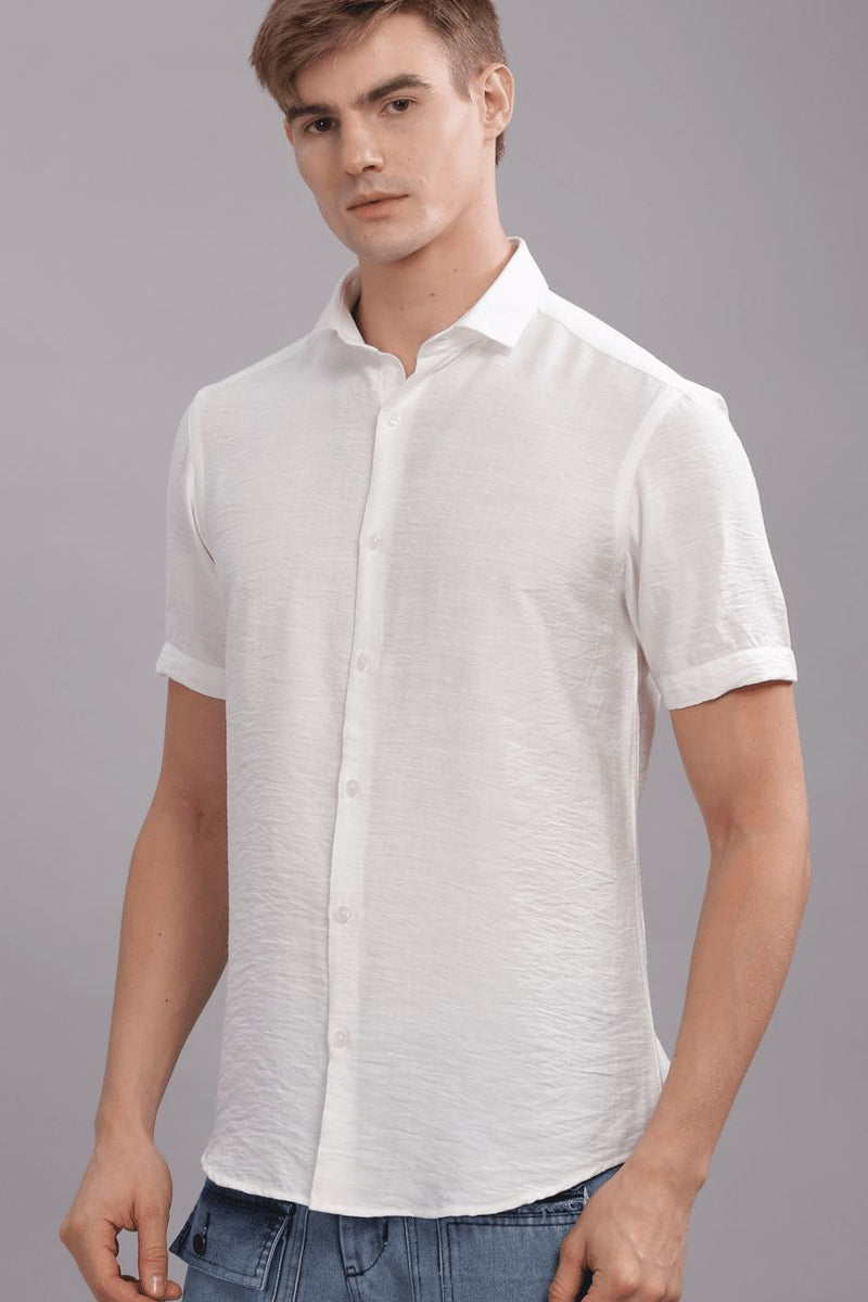 Feather White - Half Sleeve - Airlite Shirt