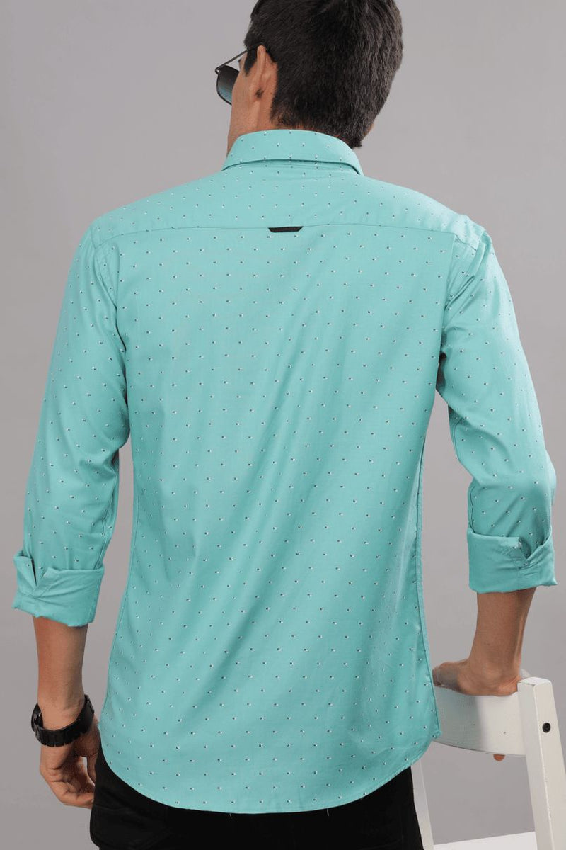 Mint Green Print -Full-Stain Proof