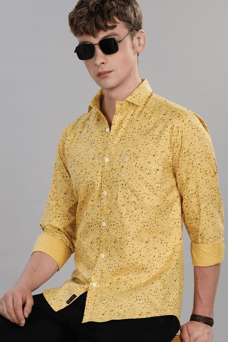 Yellow Cheese Print -Full-Stain Proof