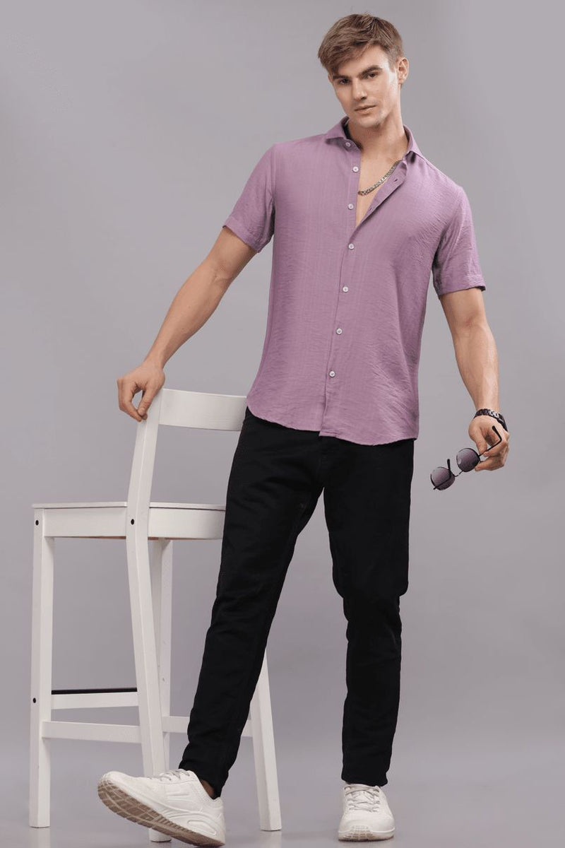 Mild Violet - Half Sleeve - Airlite Shirt