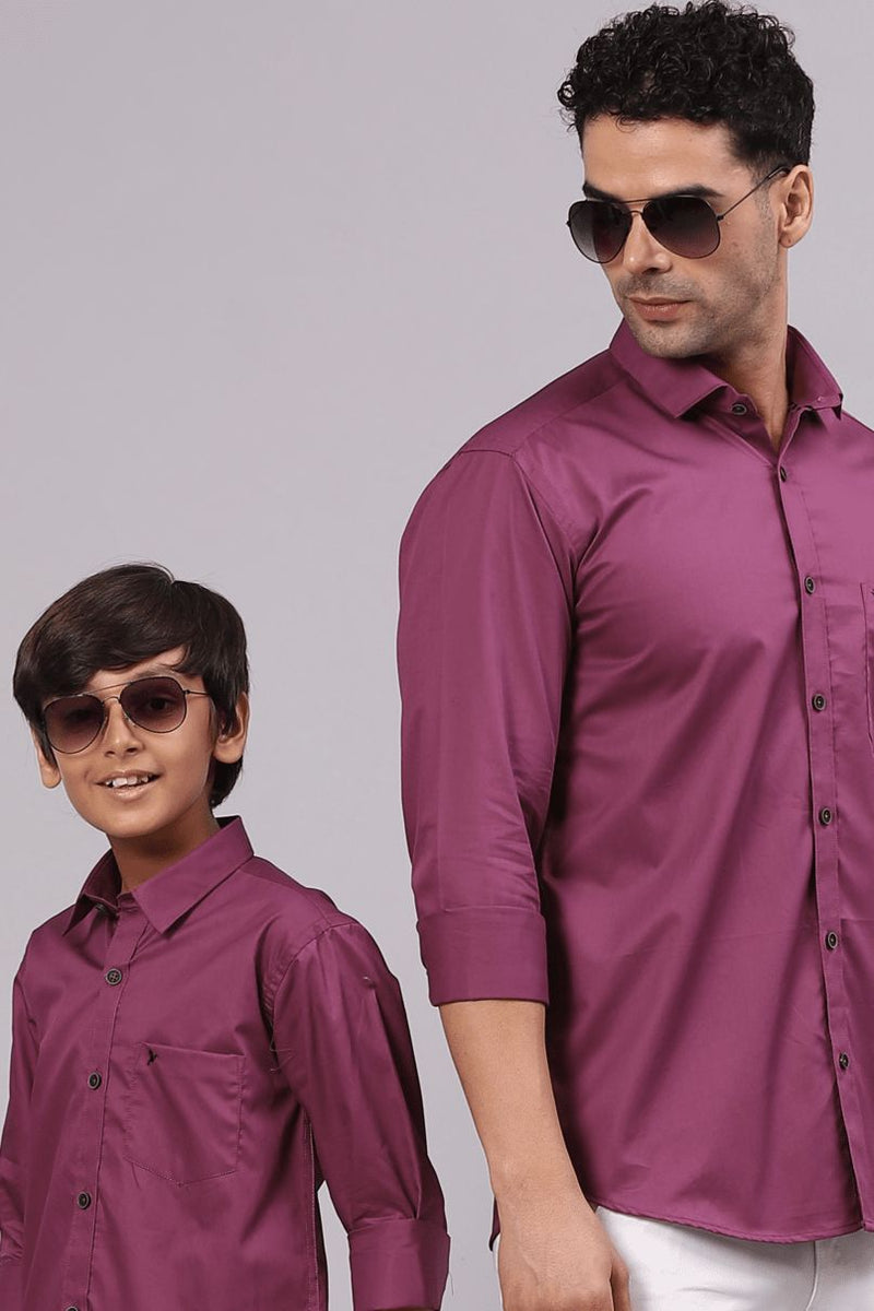 FATHER & SON - Dusty Pink Solid