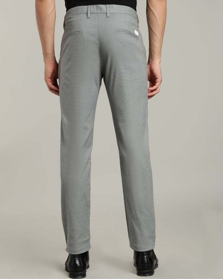 Greenish Grey - 2 way stretch - COTTON LINEN PANT