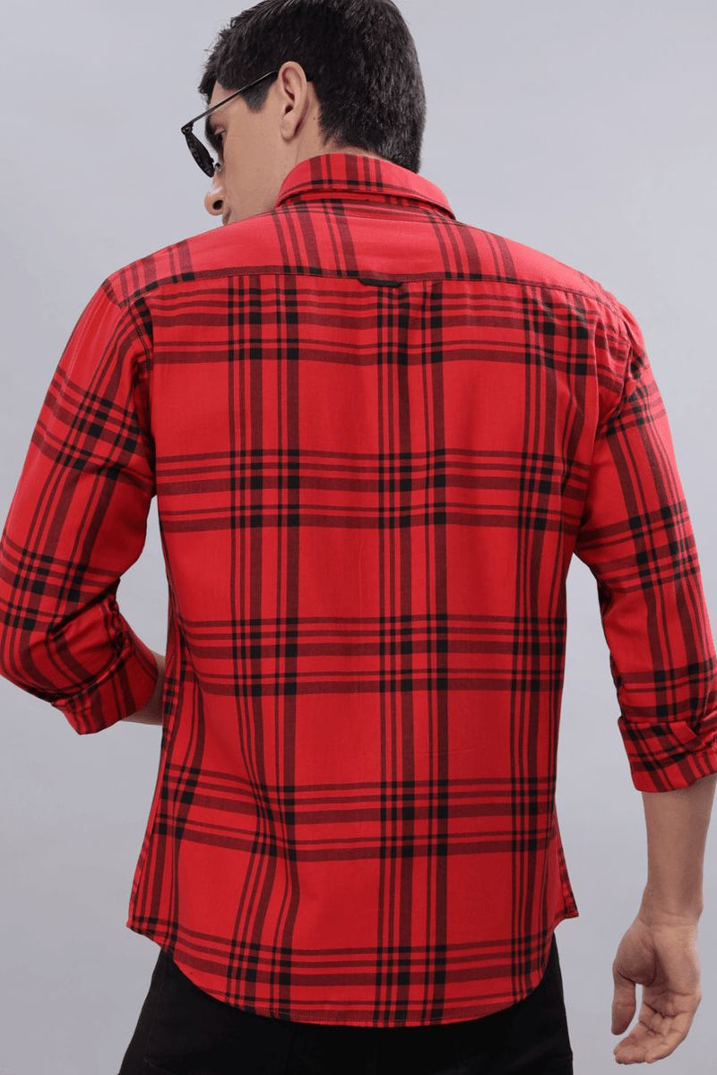 Bold Red Checks - Full-Stain Proof