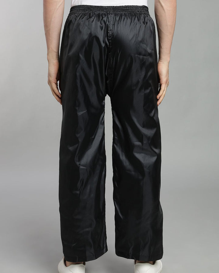 NASA Black with Teal - Rain Jacket with Pant