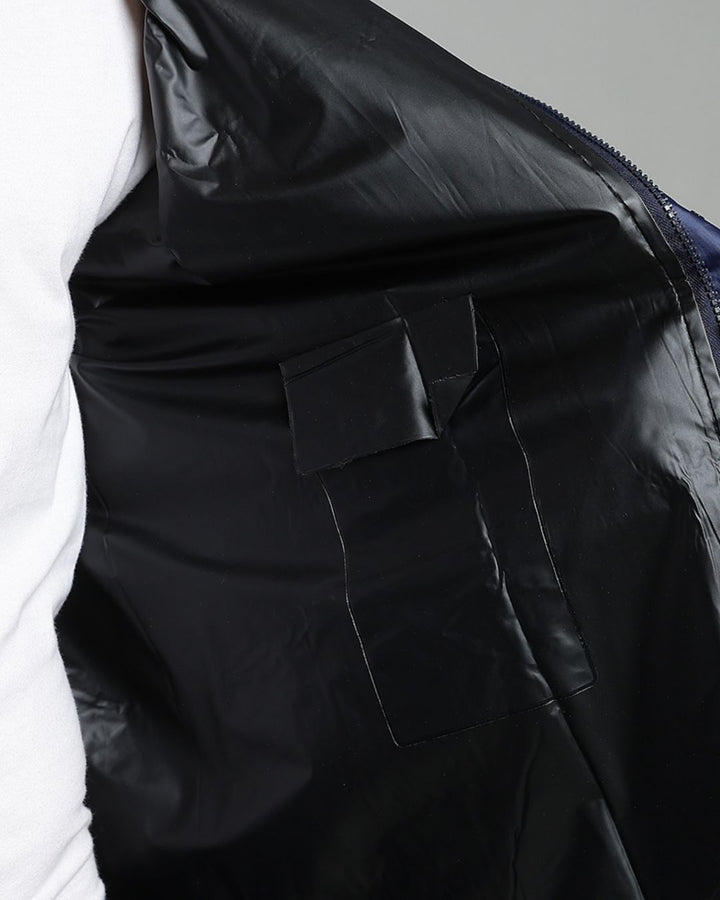 NASA Black with Teal - Rain Jacket with Pant