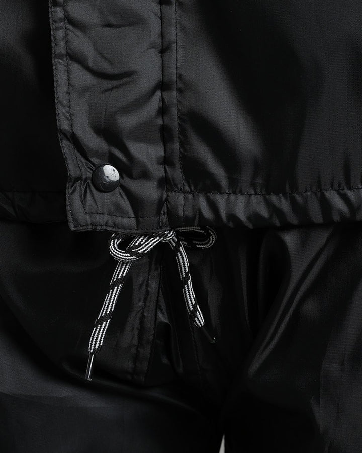 NASA Black with Blue - Rain Jacket with Pant
