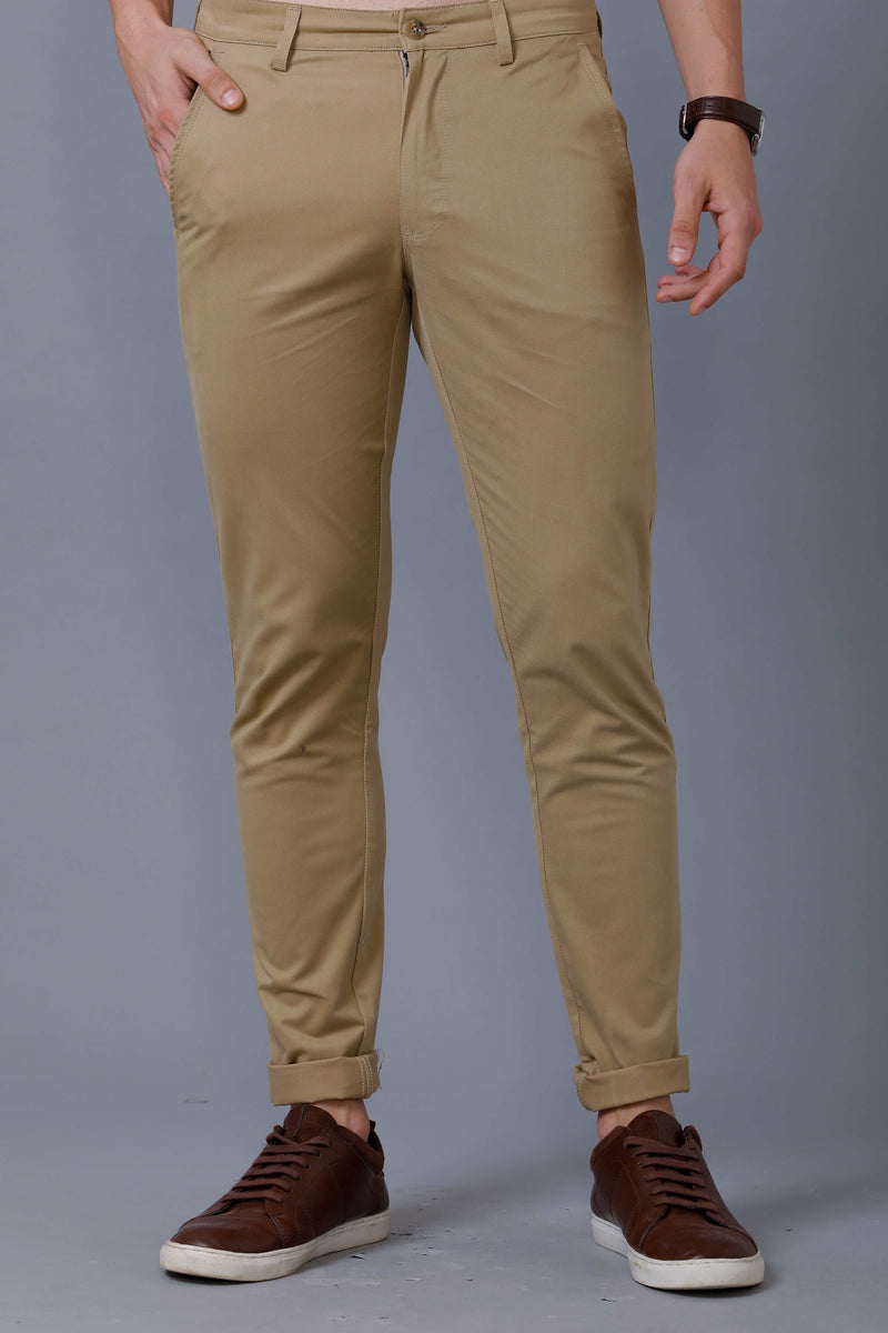 Buy FASHION CLOUD Lycra Casual/Formal Trousers for Womens (Stretchable) Cream  Beige at Amazon.in