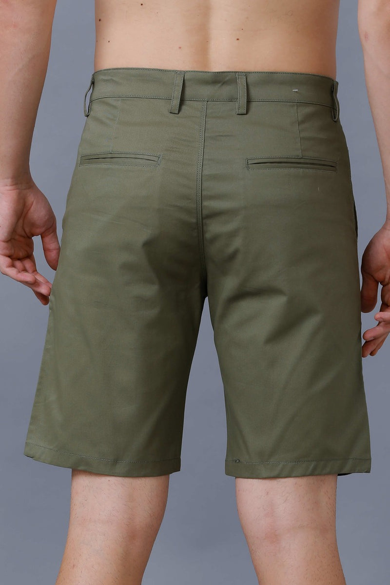 SHORTS - OLIVE GREEN