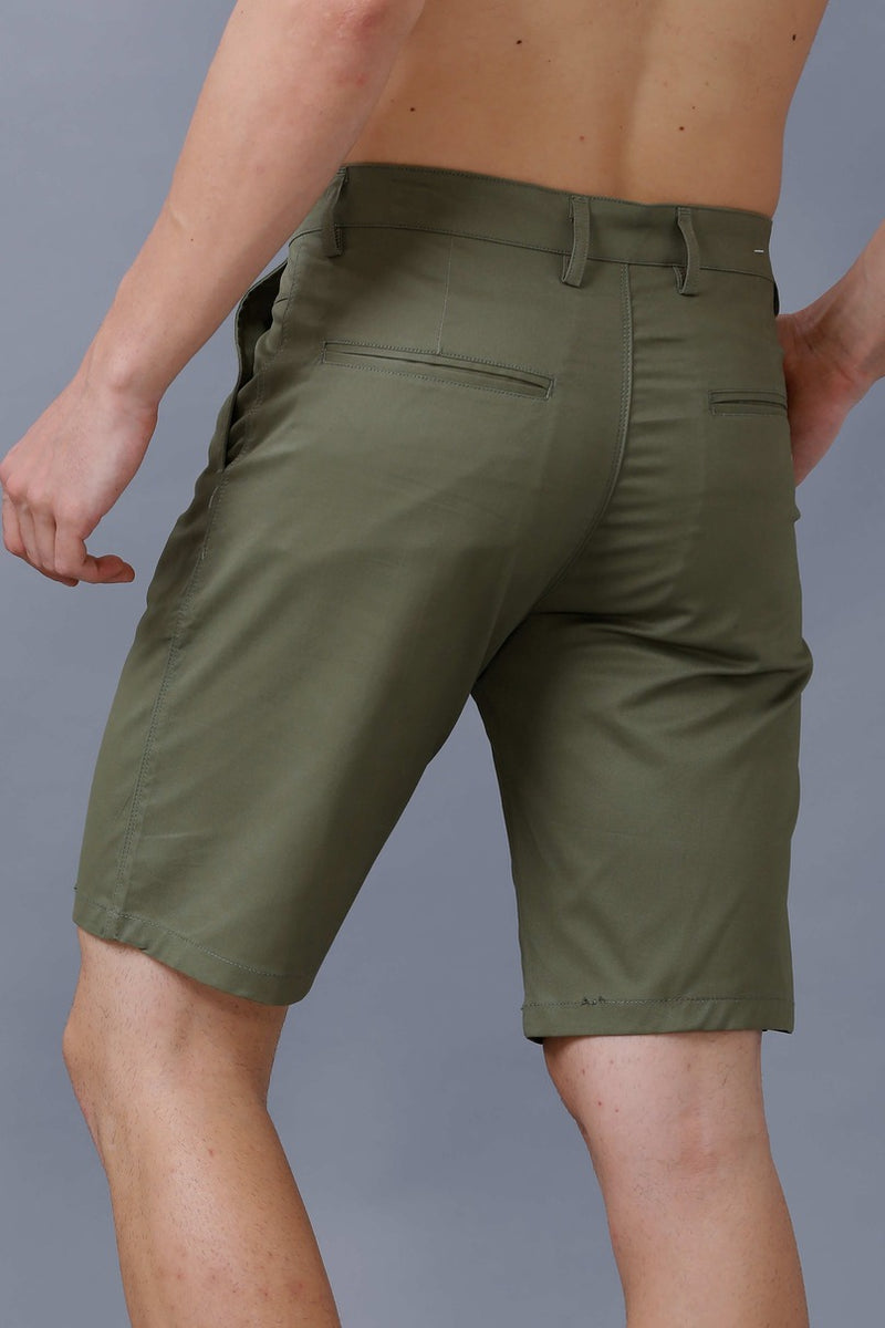 SHORTS - OLIVE GREEN