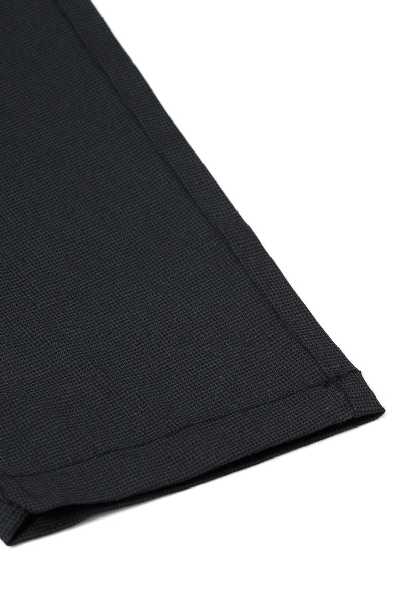 Blackish Grey Printed - 2 way stretch - COTTON PANT