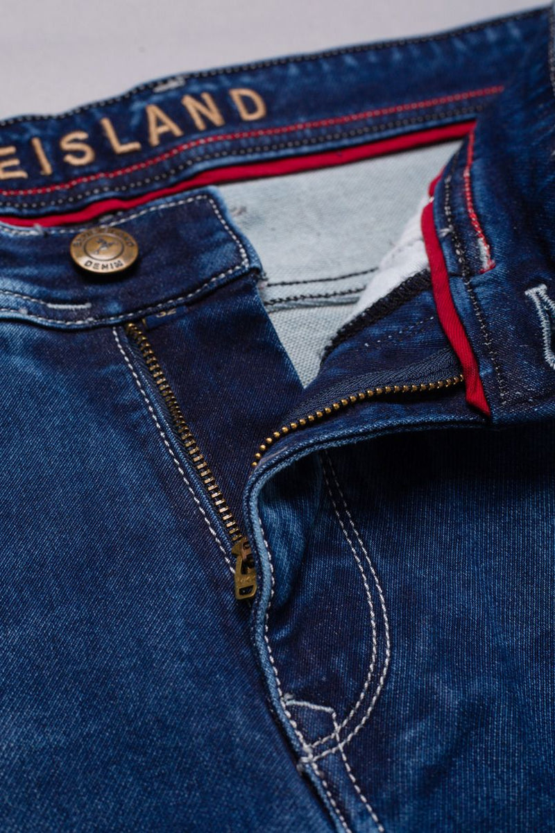 Medium Blue - Denim Jeans - Stain Proof