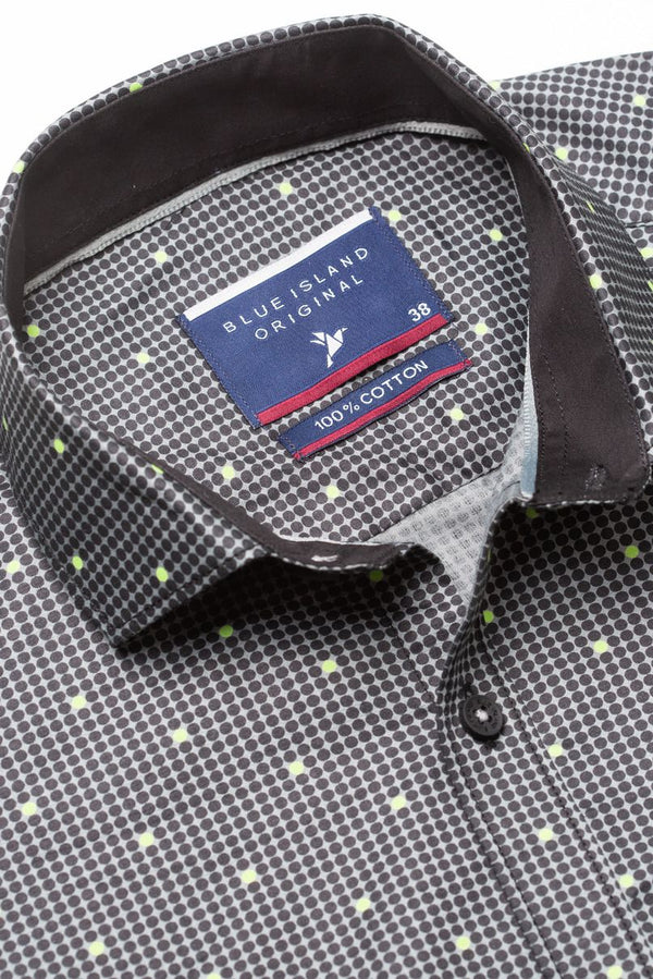 Green on Black dotted Print-Full-Stain Proof