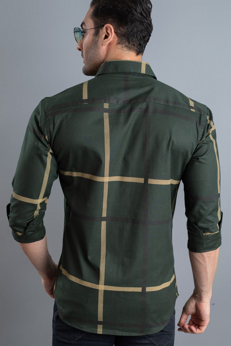 Jungle Green Checks - Full-Stain Proof