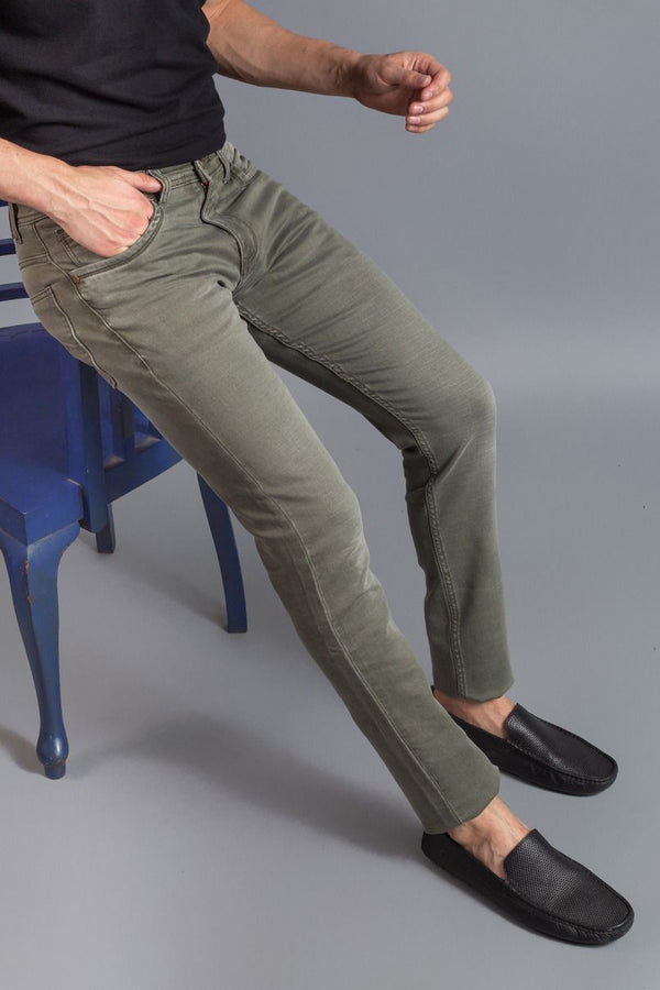 Turtle Green - Denim Jeans - Stain Proof