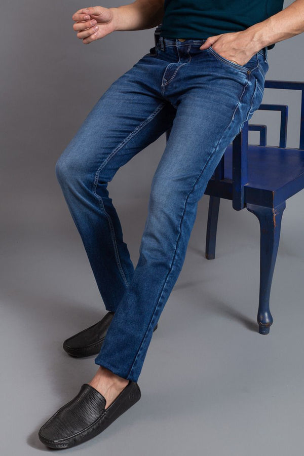 Blue Washed Denim Harem Pants For Men Casual Korean Streetwear Fashion  Straight Denim Trousers Mens From Missher, $21.14 | DHgate.Com