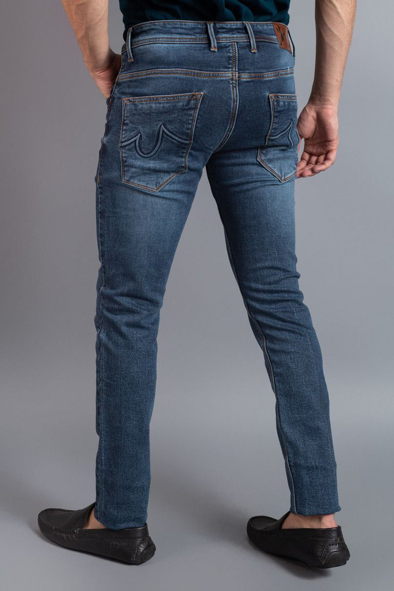 Metal Blue - Denim Jeans - Stain Proof